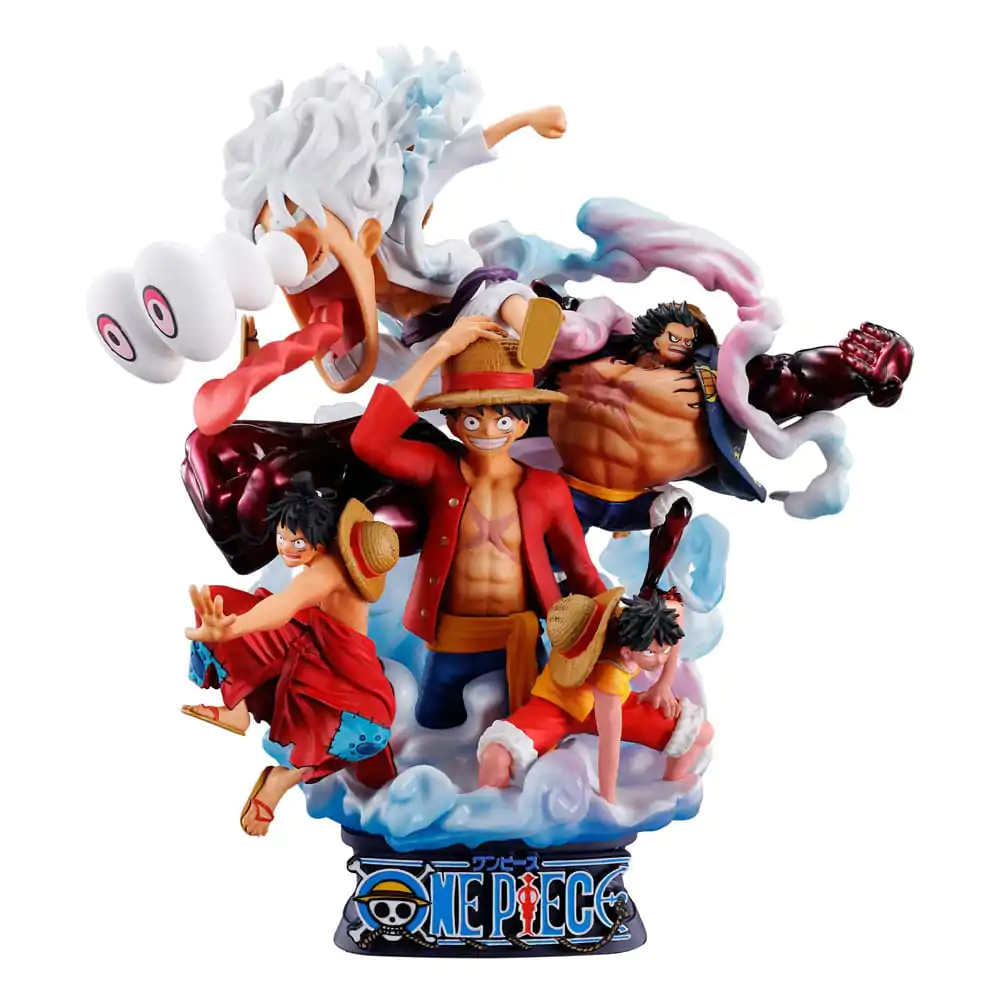 One Piece Petitrama DX Logbox Re Birth Luffy Special Vol. 02 PVC Mini szobor figura 15 cm termékfotó