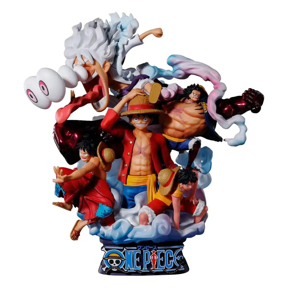 One Piece Petitrama DX Logbox Re Birth Luffy Special Vol. 02 PVC Mini szobor figura 15 cm termékfotó