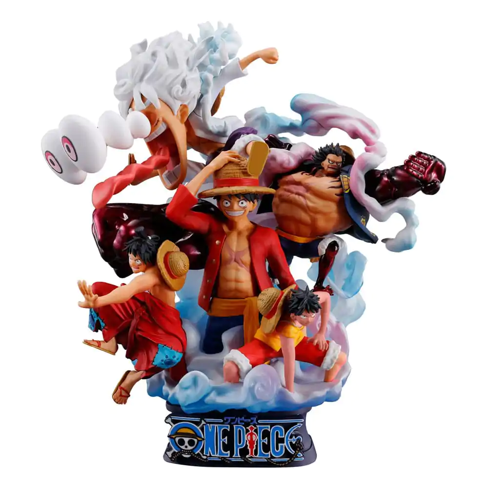 One Piece Petitrama DX Logbox Re Birth Luffy Special Vol. 02 PVC Mini szobor figura 15 cm termékfotó