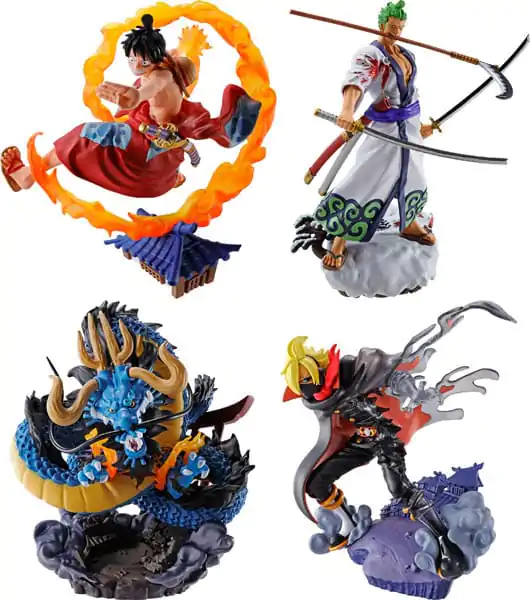 One Piece Petitrama Logbox Re Birth Wano Kuni Vol. 1 PVC Mini szobor figura csomag 9 cm termékfotó