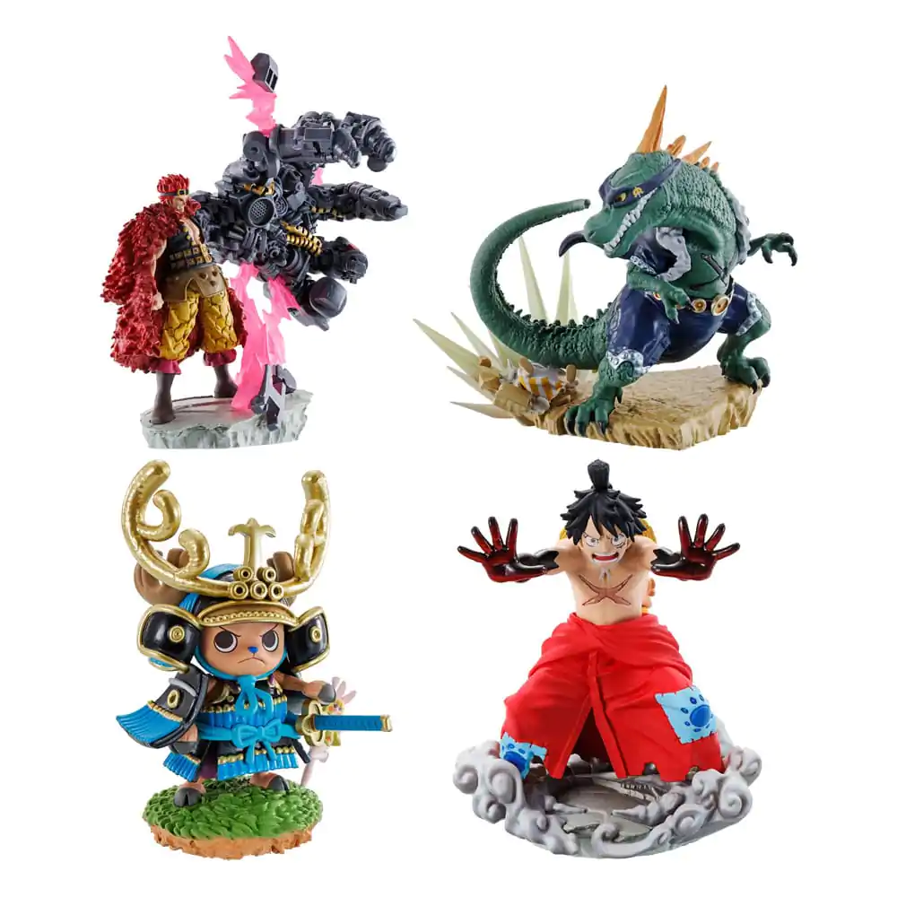 One Piece Petitrama Logbox Re Birth Wanokuni Vol. 2 PVC Mini szobor figura csomag 9 cm termékfotó