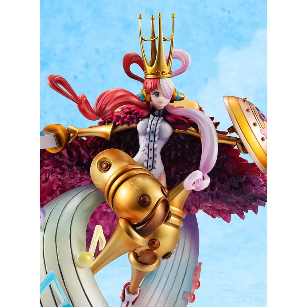 One Piece piros Maximum Portrait Of Pirates Uta I´m Invincible PVC szobor figura 29 cm termékfotó