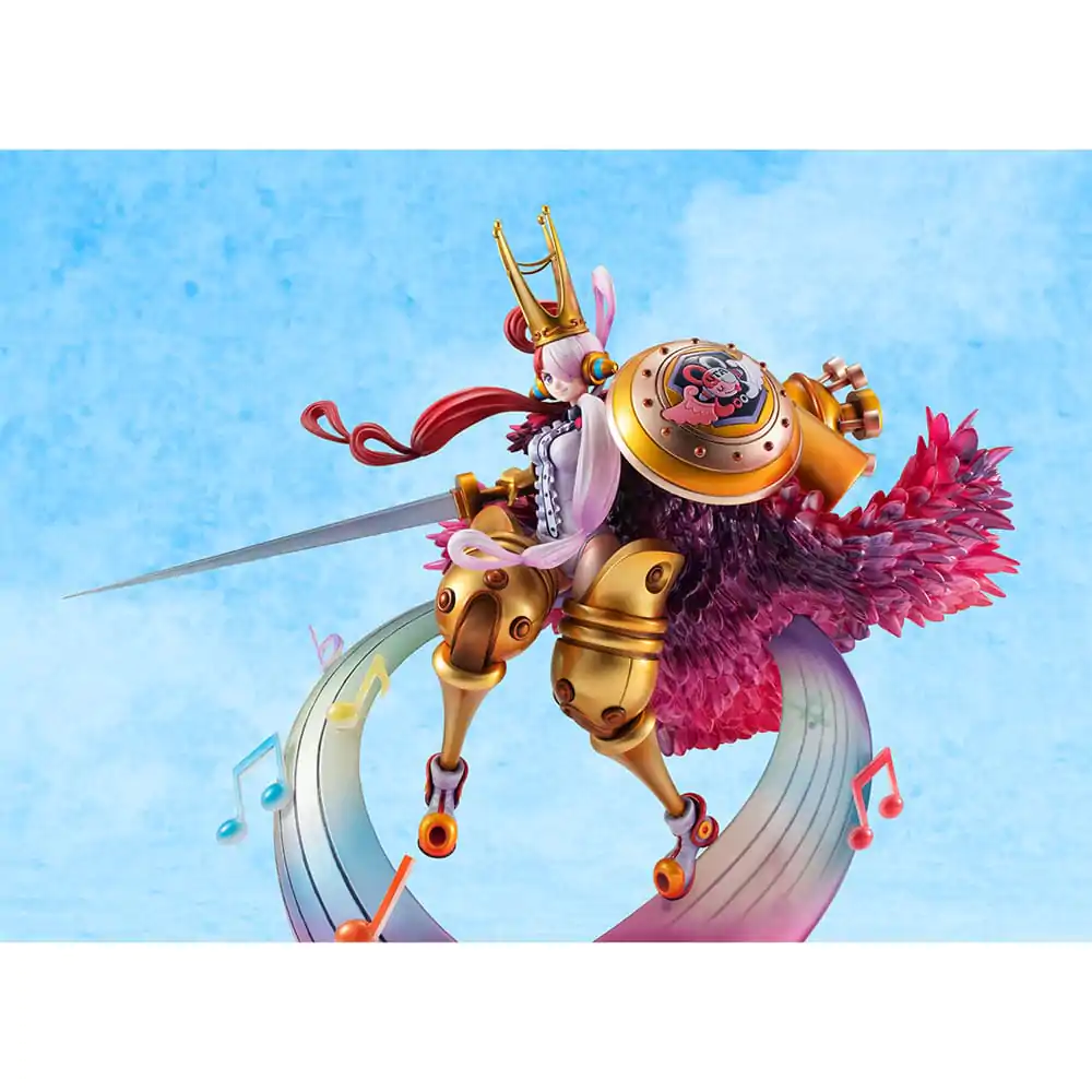 One Piece piros Maximum Portrait Of Pirates Uta I´m Invincible PVC szobor figura 29 cm termékfotó