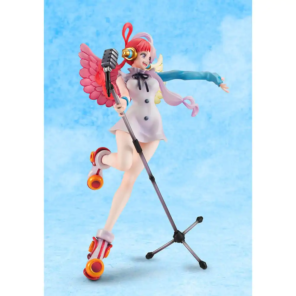 One Piece piros P.O.P Diva of the world Uta PVC szobor figura 23 cm termékfotó