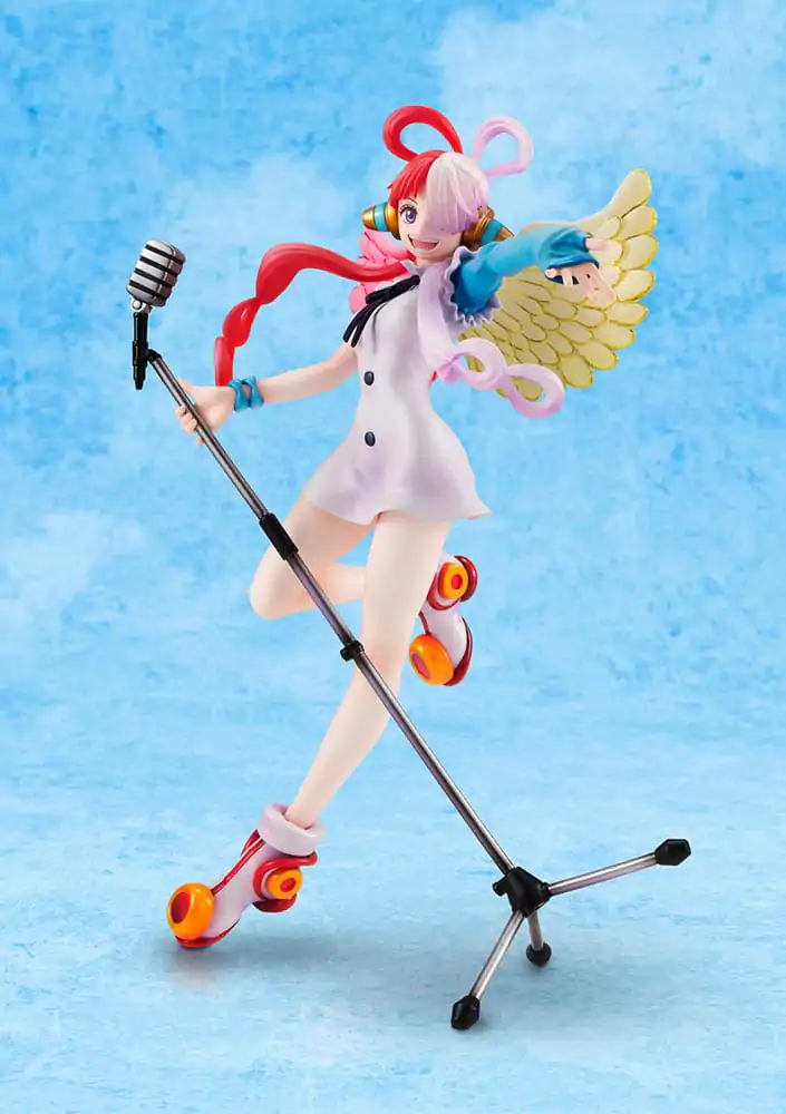 One Piece piros P.O.P Diva of the world Uta PVC szobor figura 23 cm termékfotó