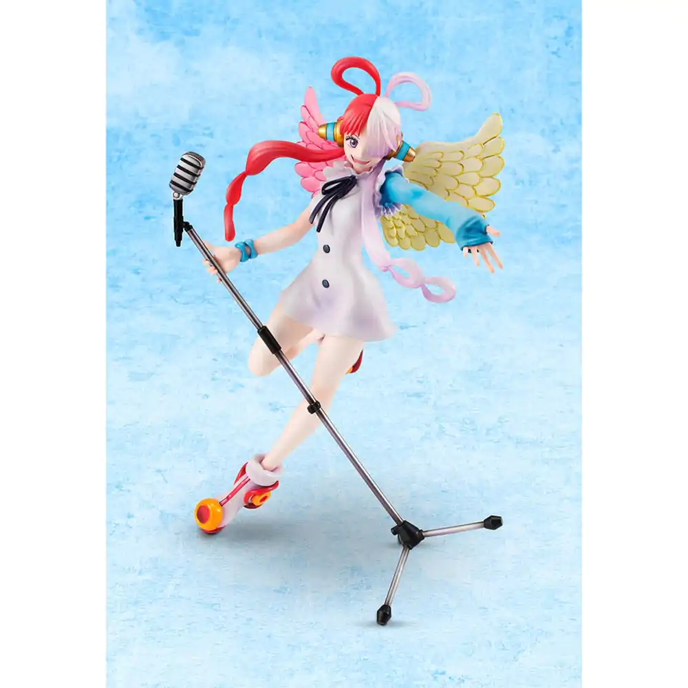 One Piece piros P.O.P Diva of the world Uta PVC szobor figura 23 cm termékfotó