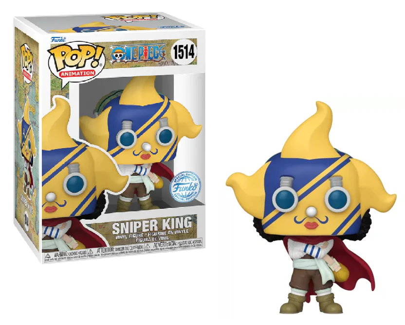 One Piece POP Animation Funko POP Vinyl figure Sniper King termékfotó