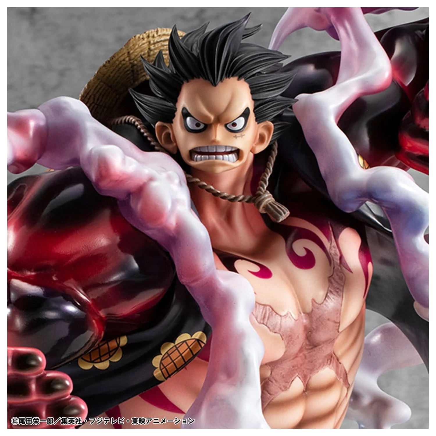 One Piece Portrait.Of.Pirates SA-Maximum Monkey D. Luffy Gear 4 Bounce-Man 10th Limited Ver. PVC figura 30 cm termékfotó