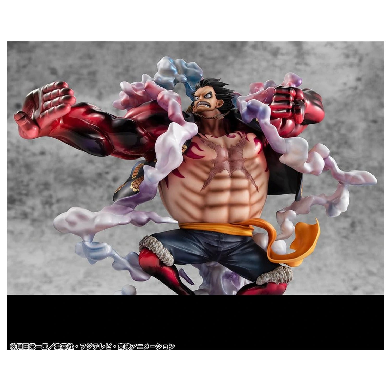 One Piece Portrait.Of.Pirates SA-Maximum Monkey D. Luffy Gear 4 Bounce-Man 10th Limited Ver. PVC figura 30 cm termékfotó
