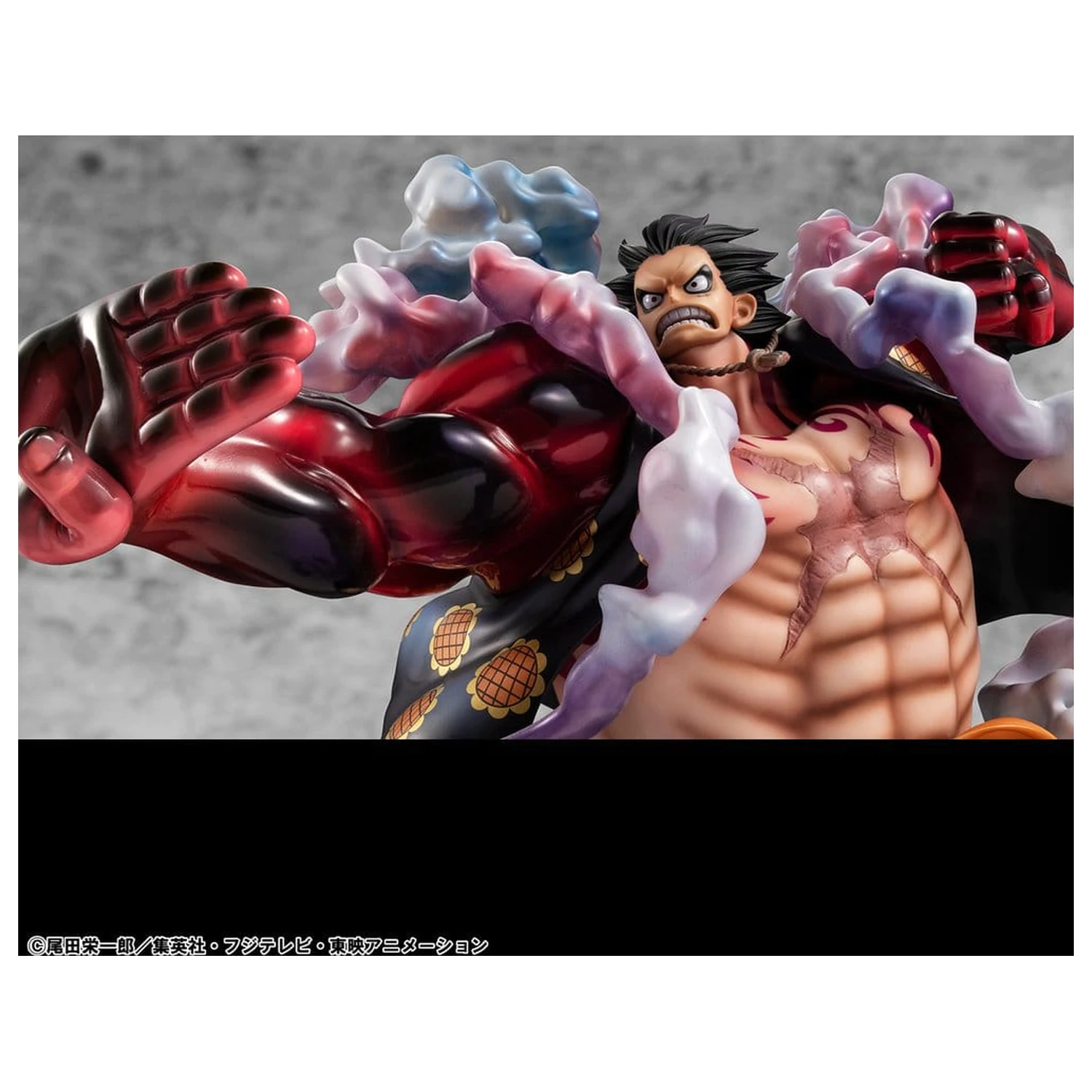 One Piece Portrait.Of.Pirates SA-Maximum Monkey D. Luffy Gear 4 Bounce-Man 10th Limited Ver. PVC figura 30 cm termékfotó