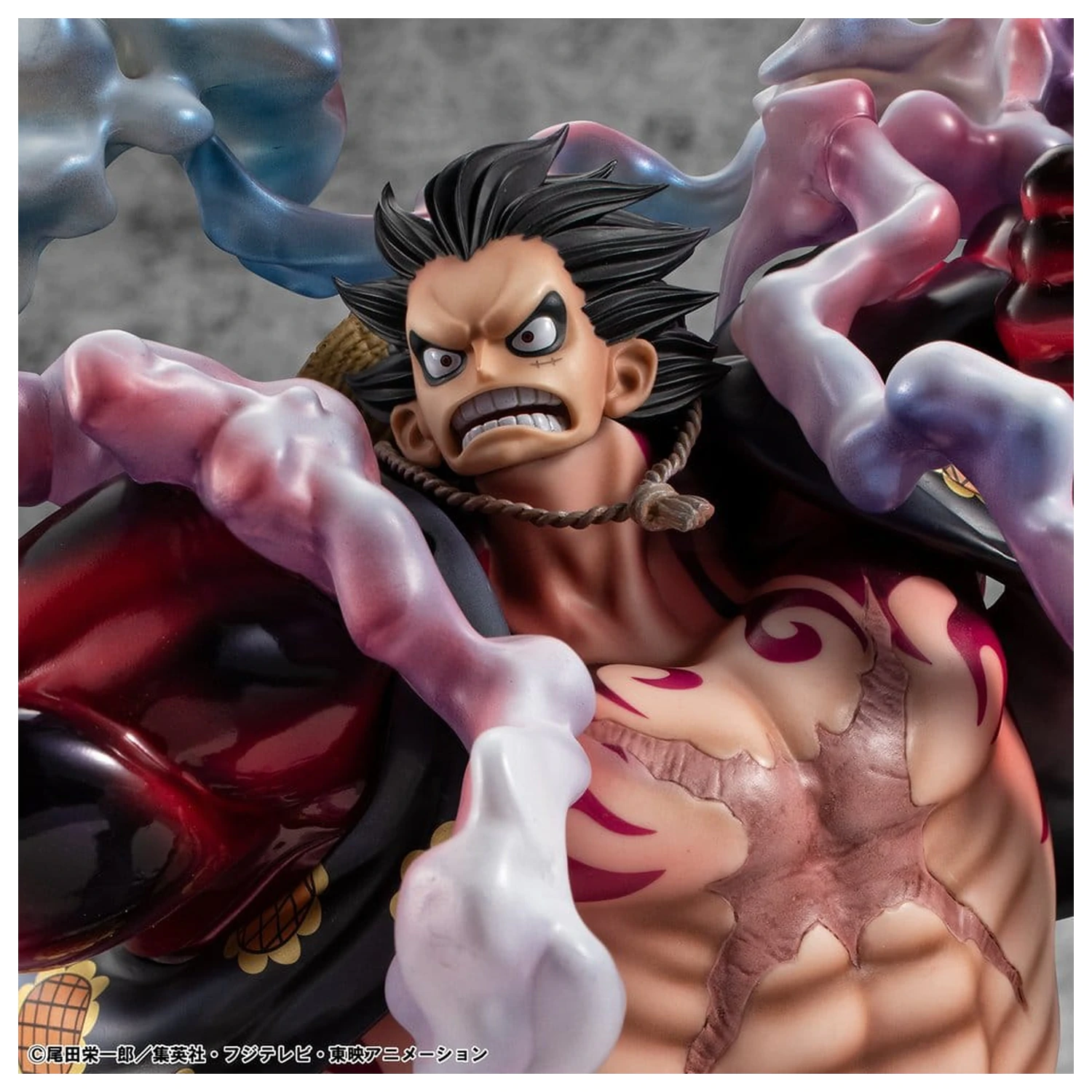 One Piece Portrait.Of.Pirates SA-Maximum Monkey D. Luffy Gear 4 Bounce-Man 10th Limited Ver. PVC figura 30 cm termékfotó
