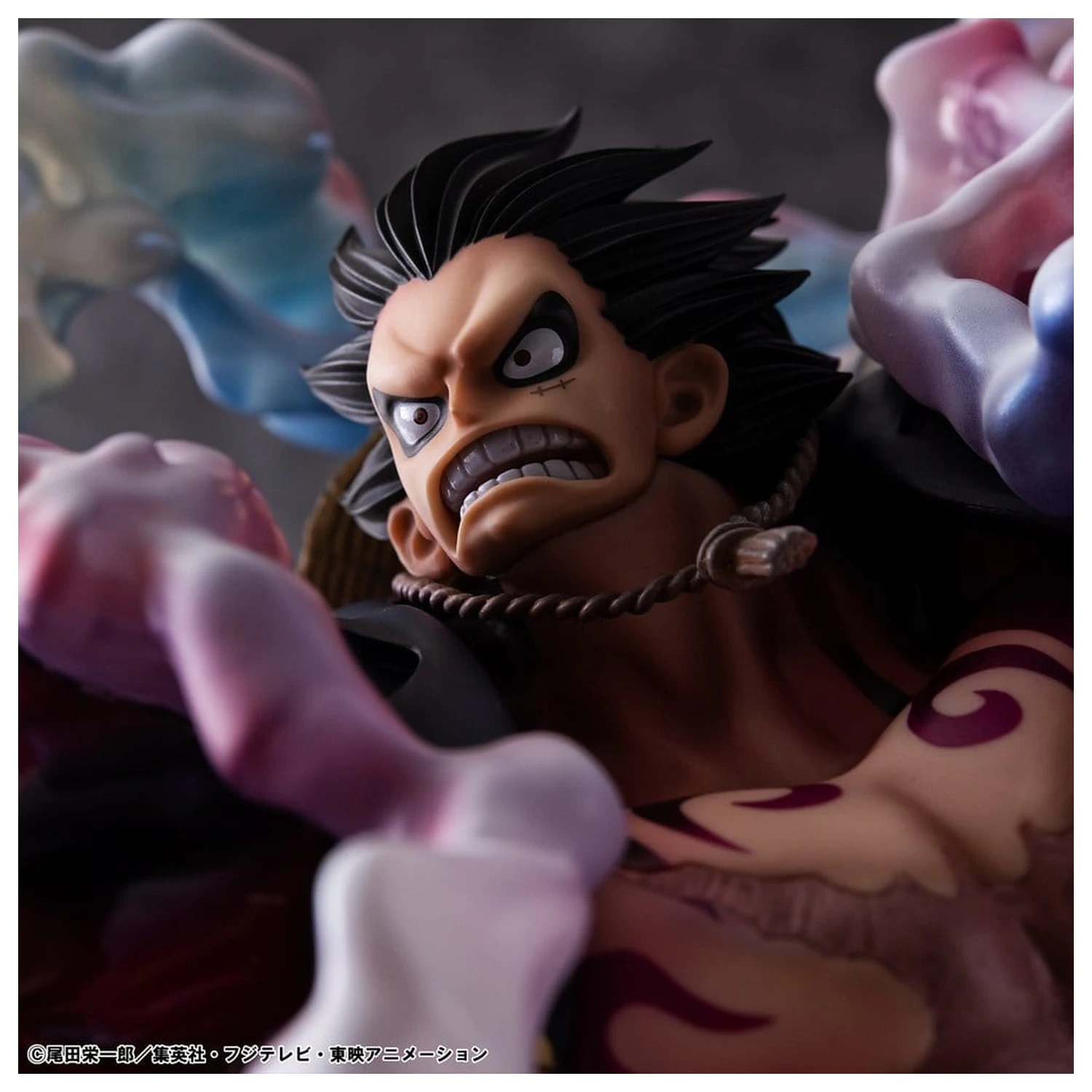 One Piece Portrait.Of.Pirates SA-Maximum Monkey D. Luffy Gear 4 Bounce-Man 10th Limited Ver. PVC figura 30 cm termékfotó