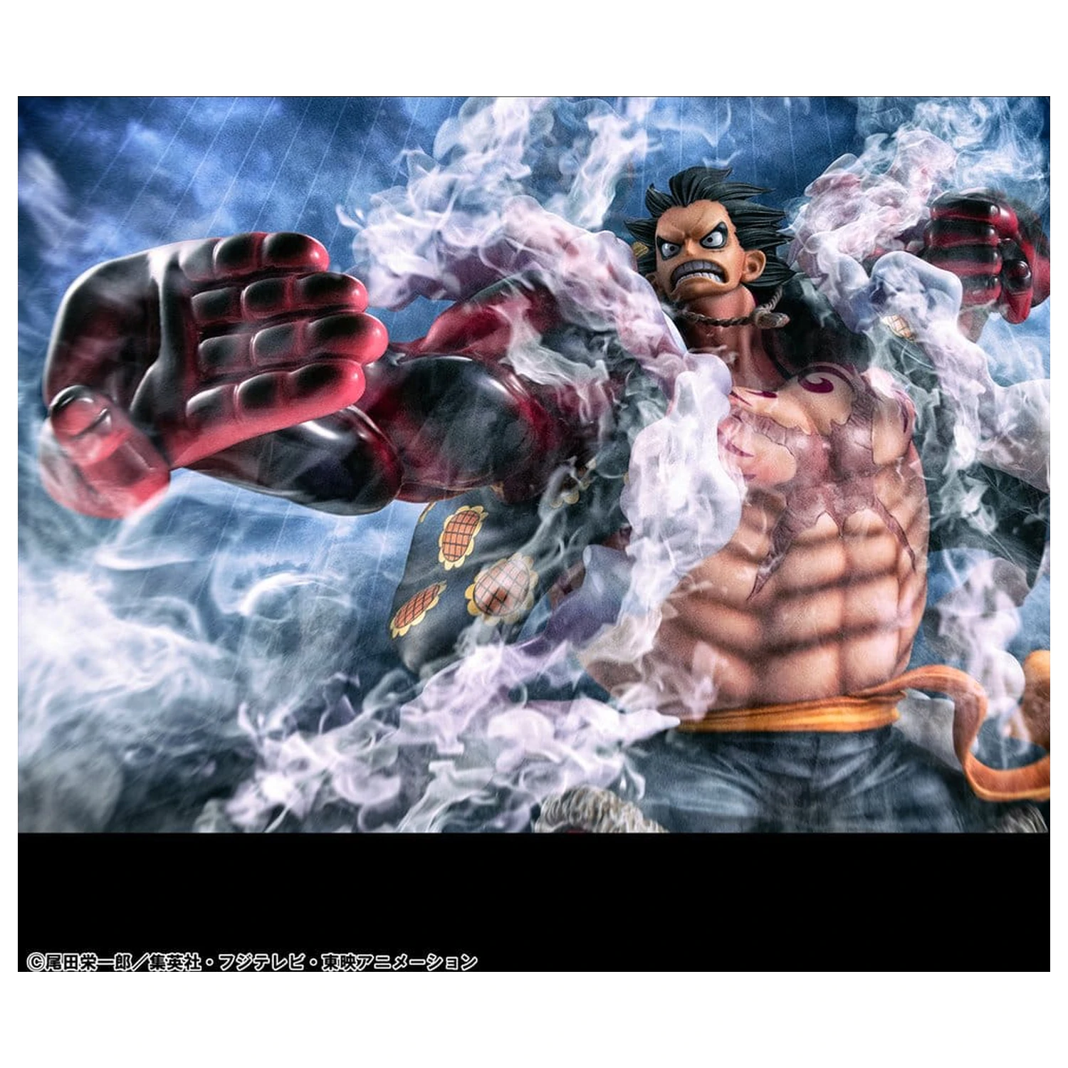 One Piece Portrait.Of.Pirates SA-Maximum Monkey D. Luffy Gear 4 Bounce-Man 10th Limited Ver. PVC figura 30 cm termékfotó