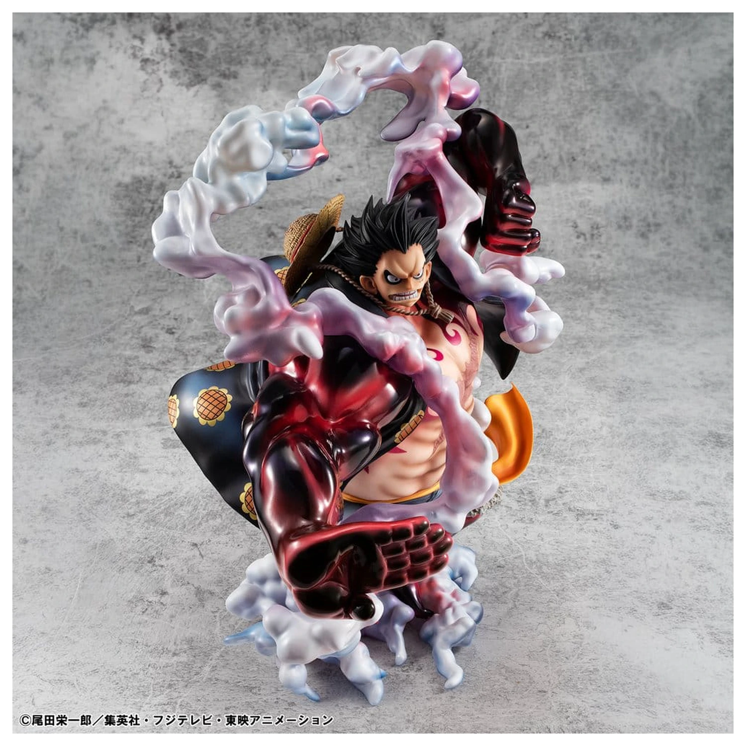 One Piece Portrait.Of.Pirates SA-Maximum Monkey D. Luffy Gear 4 Bounce-Man 10th Limited Ver. PVC figura 30 cm termékfotó
