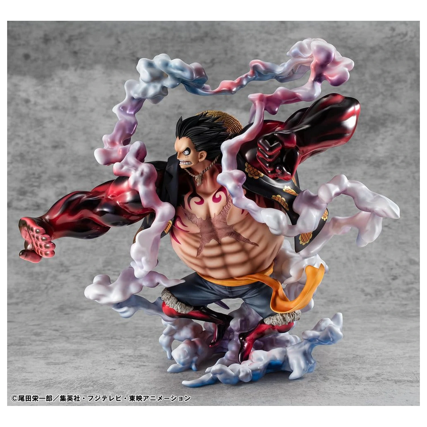 One Piece Portrait.Of.Pirates SA-Maximum Monkey D. Luffy Gear 4 Bounce-Man 10th Limited Ver. PVC figura 30 cm termékfotó