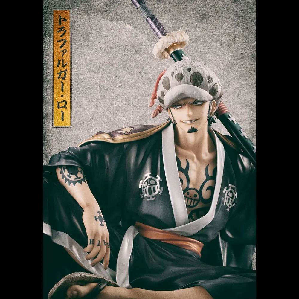 One Piece Portrait Of Pirates Warriors Alliance Trafalgar Law PVC szobor figura 17 cm termékfotó