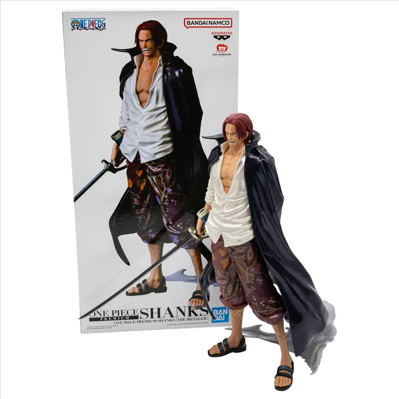 One Piece Premium Shanks The Metallic figura 30cm termékfotó