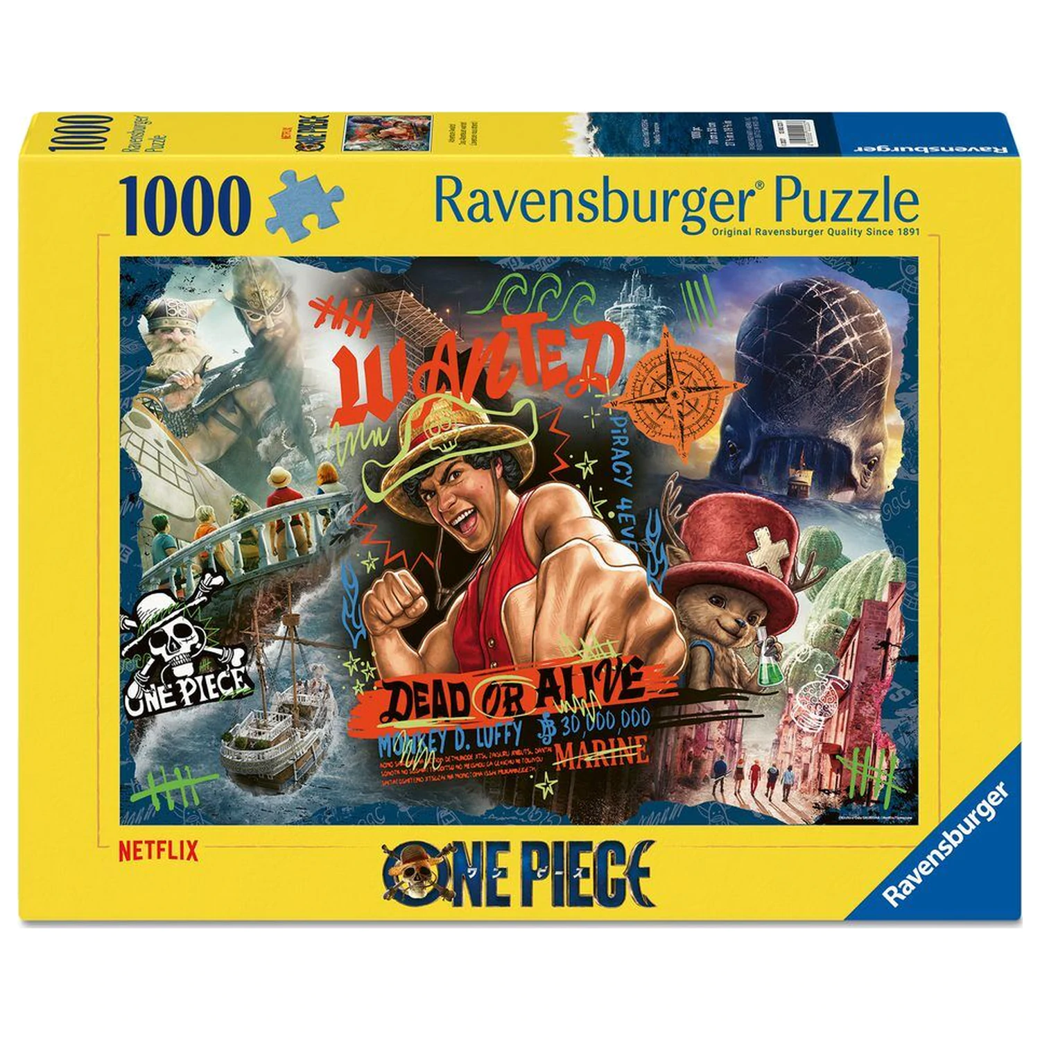 One Piece puzzle 1000db-os termékfotó