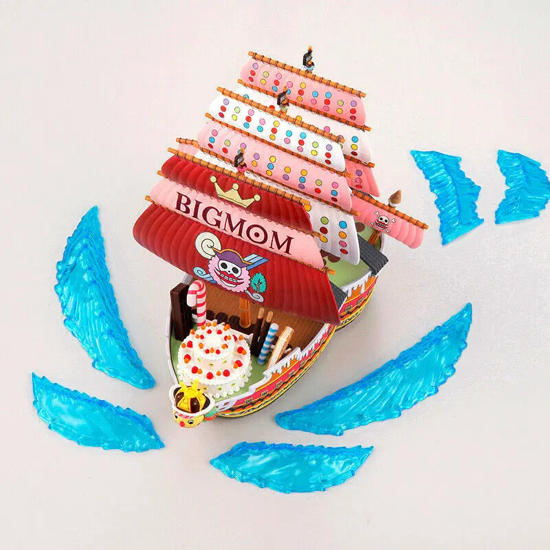 One Piece Queen-Mama-Chanter Ship modell készlet figura 15cm termékfotó