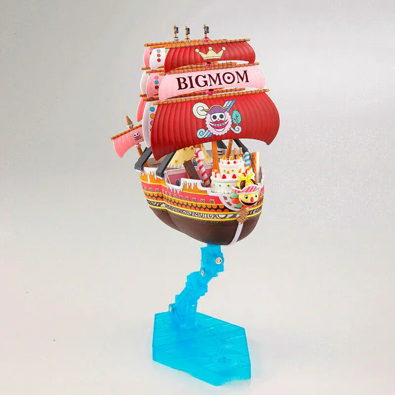 One Piece Queen-Mama-Chanter Ship modell készlet figura 15cm termékfotó
