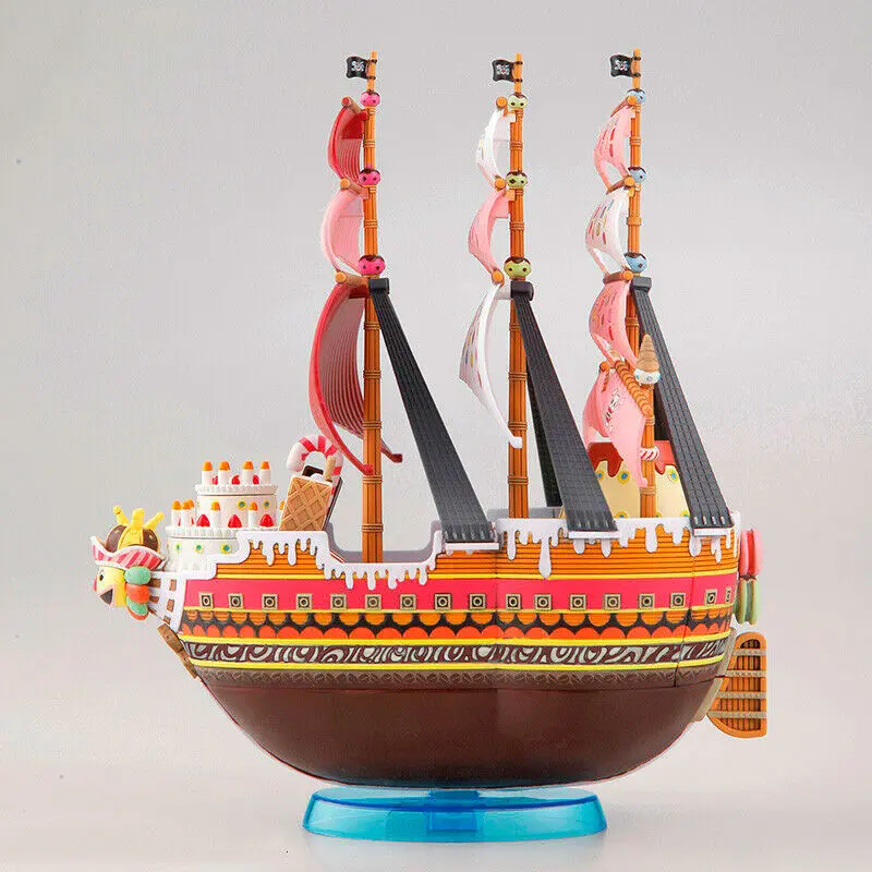One Piece Queen-Mama-Chanter Ship modell készlet figura 15cm termékfotó