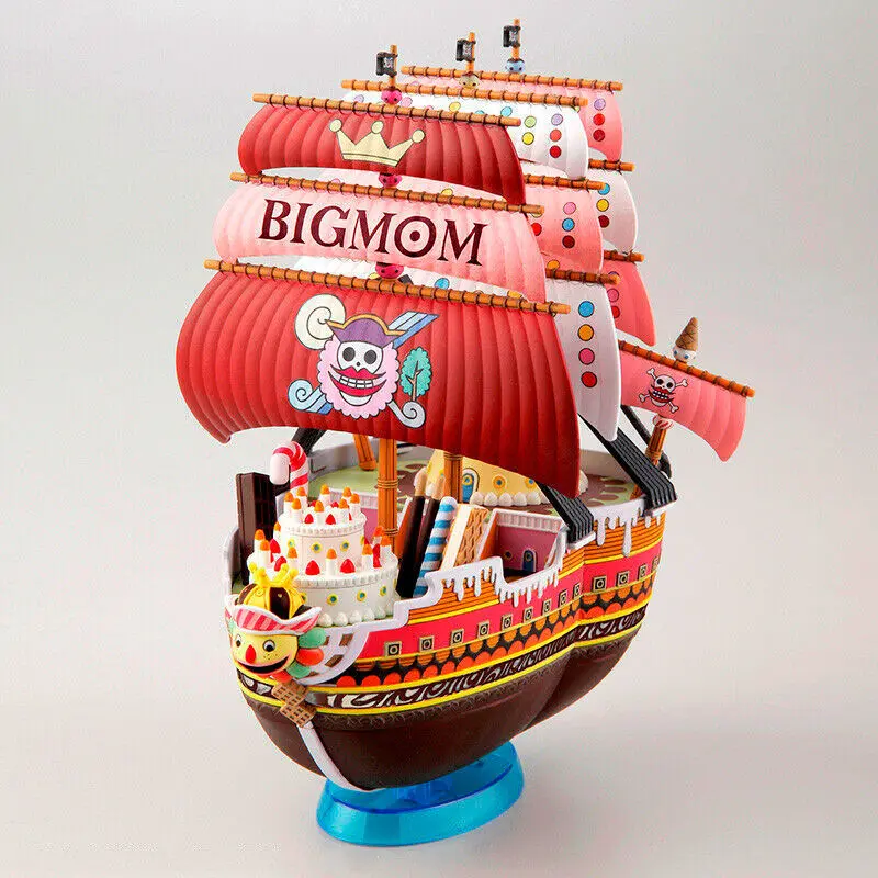 One Piece Queen-Mama-Chanter Ship modell készlet figura 15cm termékfotó