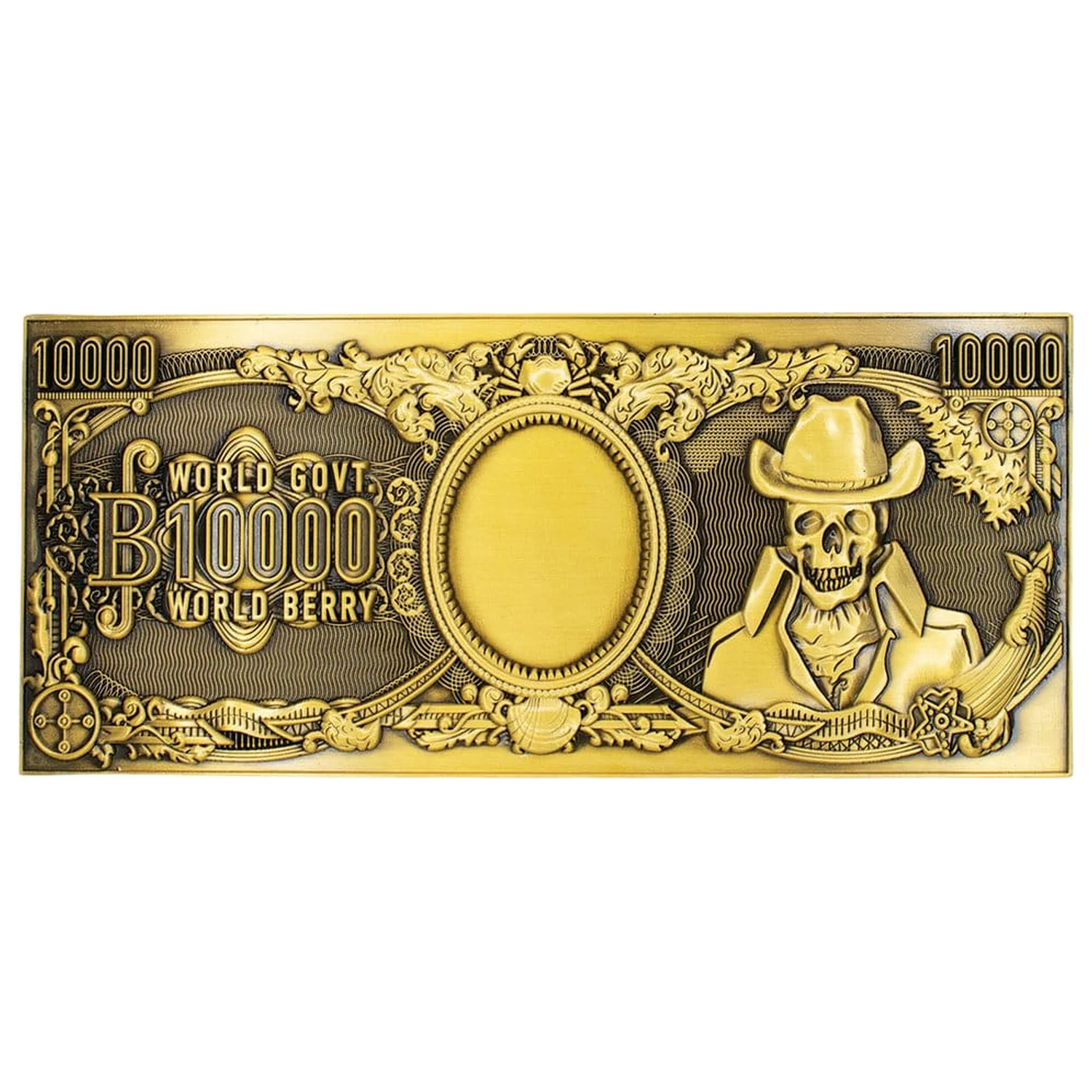 One Piece replika 10,000 World Berry Metal Banknote 6 x 15 cm termékfotó