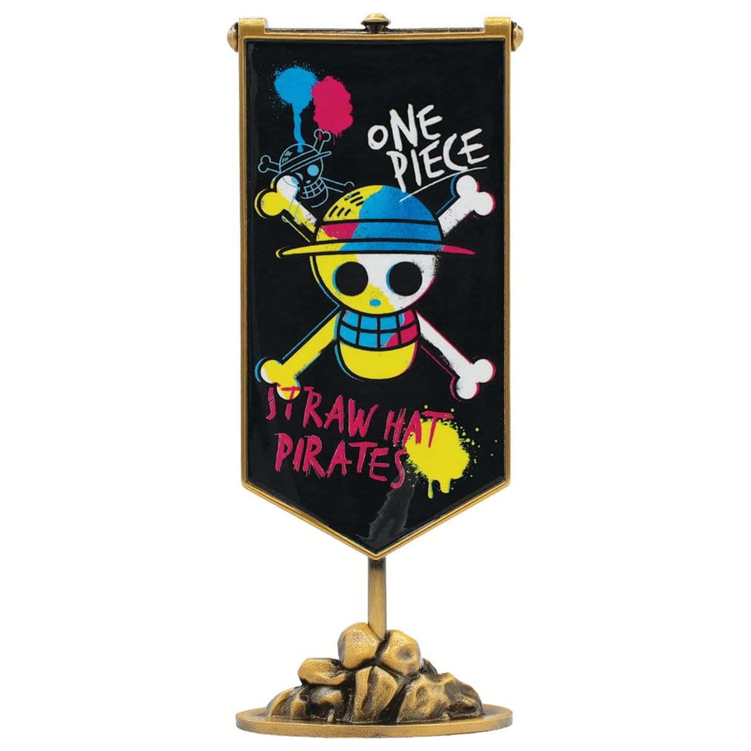 One Piece replika Straw Hat Pirates Metal Banner 11 x 6 cm termékfotó
