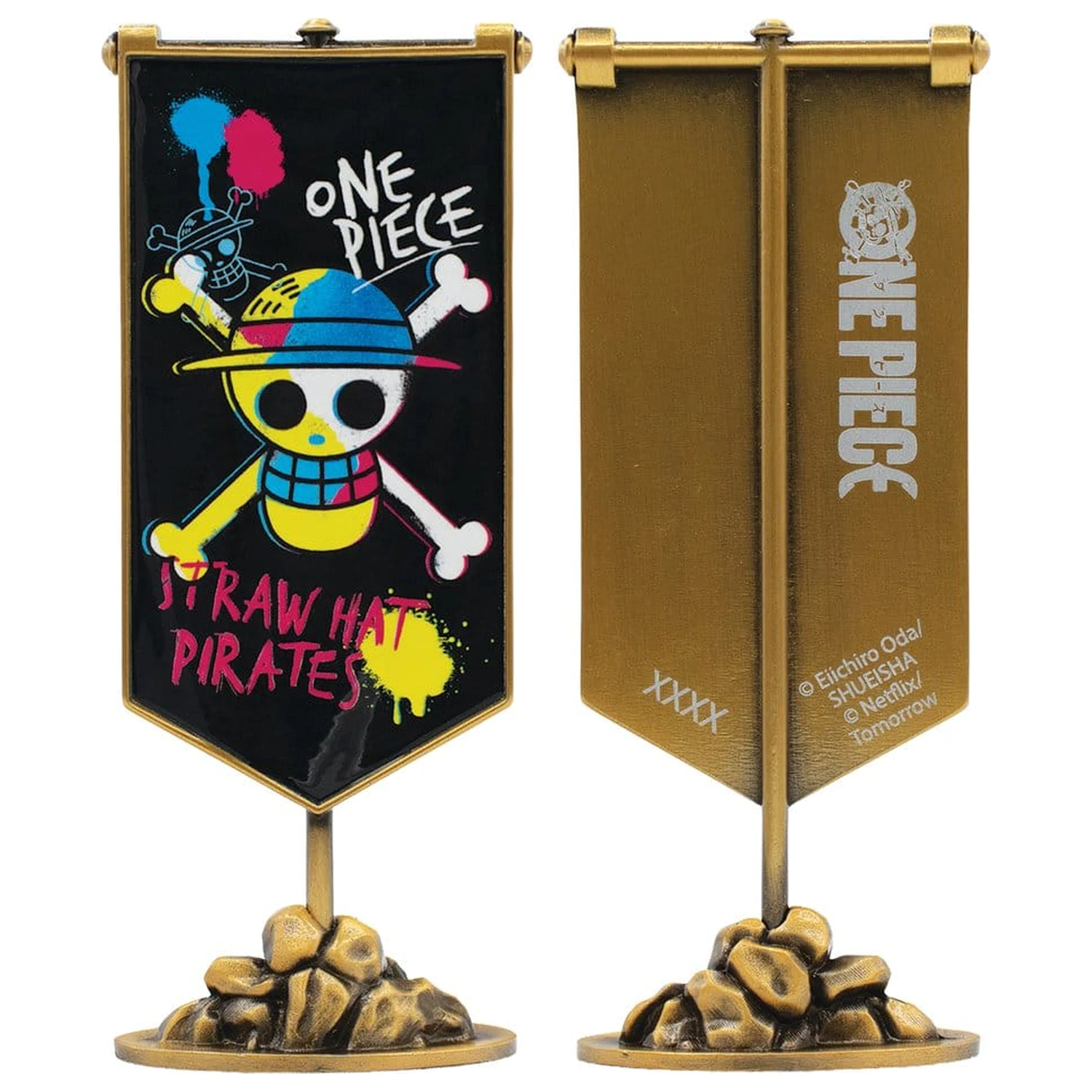 One Piece replika Straw Hat Pirates Metal Banner 11 x 6 cm termékfotó