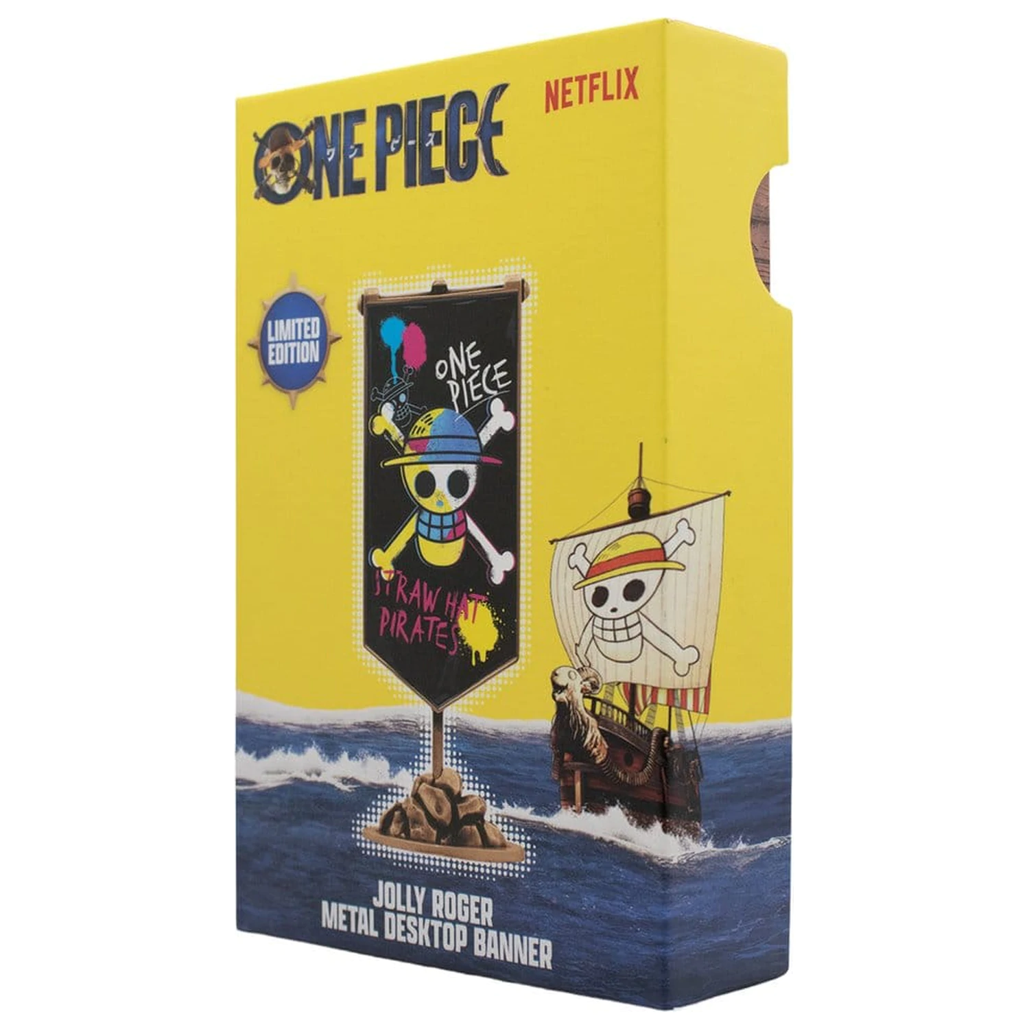 One Piece replika Straw Hat Pirates Metal Banner 11 x 6 cm termékfotó