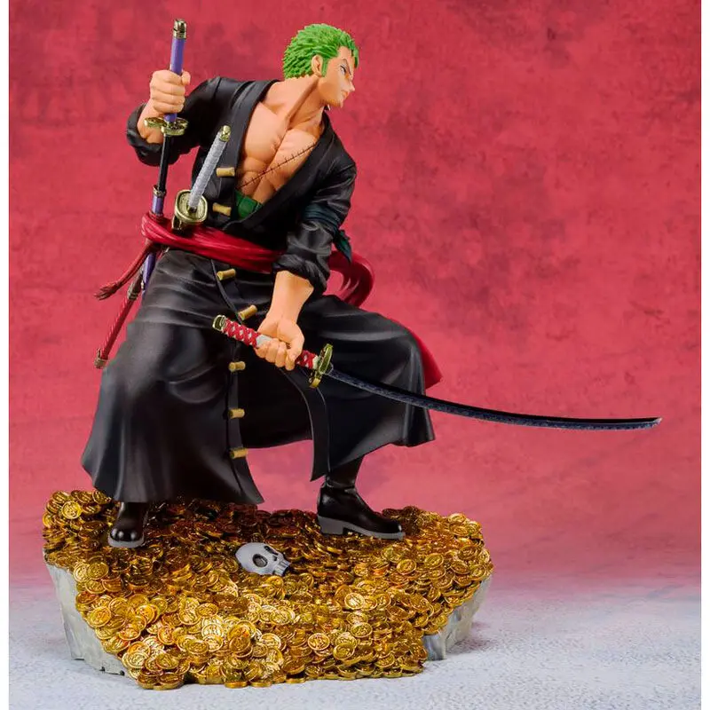One Piece Roronoa Zoro by Eiichiro Oda WT100 Daikaizoku Hyakkei FiguartsZERO szobor figura 17cm termékfotó
