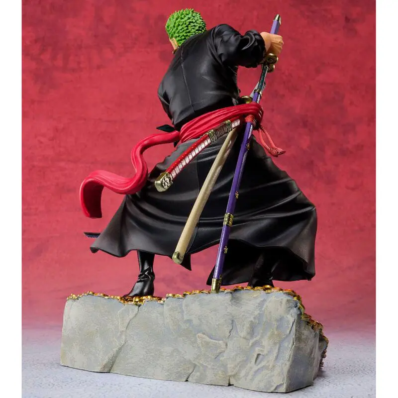 One Piece Roronoa Zoro by Eiichiro Oda WT100 Daikaizoku Hyakkei FiguartsZERO szobor figura 17cm termékfotó