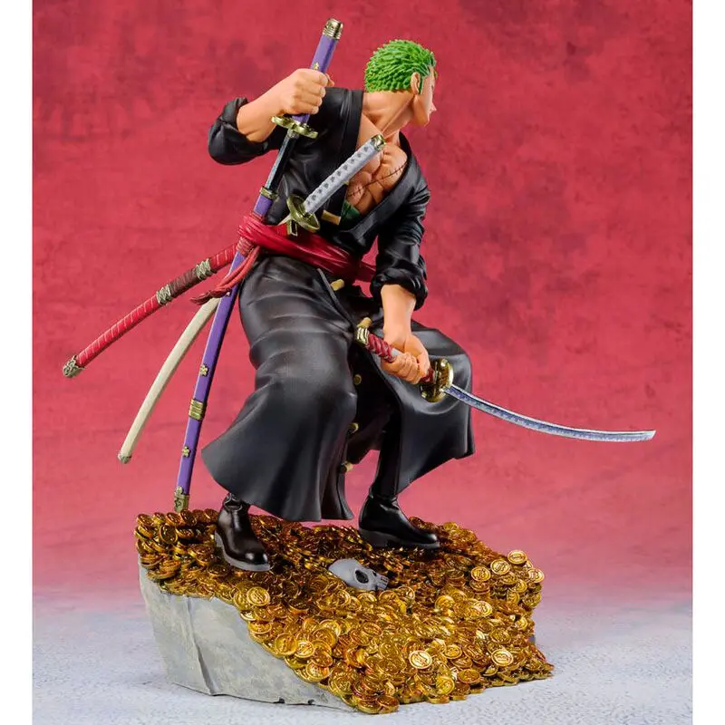 One Piece Roronoa Zoro by Eiichiro Oda WT100 Daikaizoku Hyakkei FiguartsZERO szobor figura 17cm termékfotó