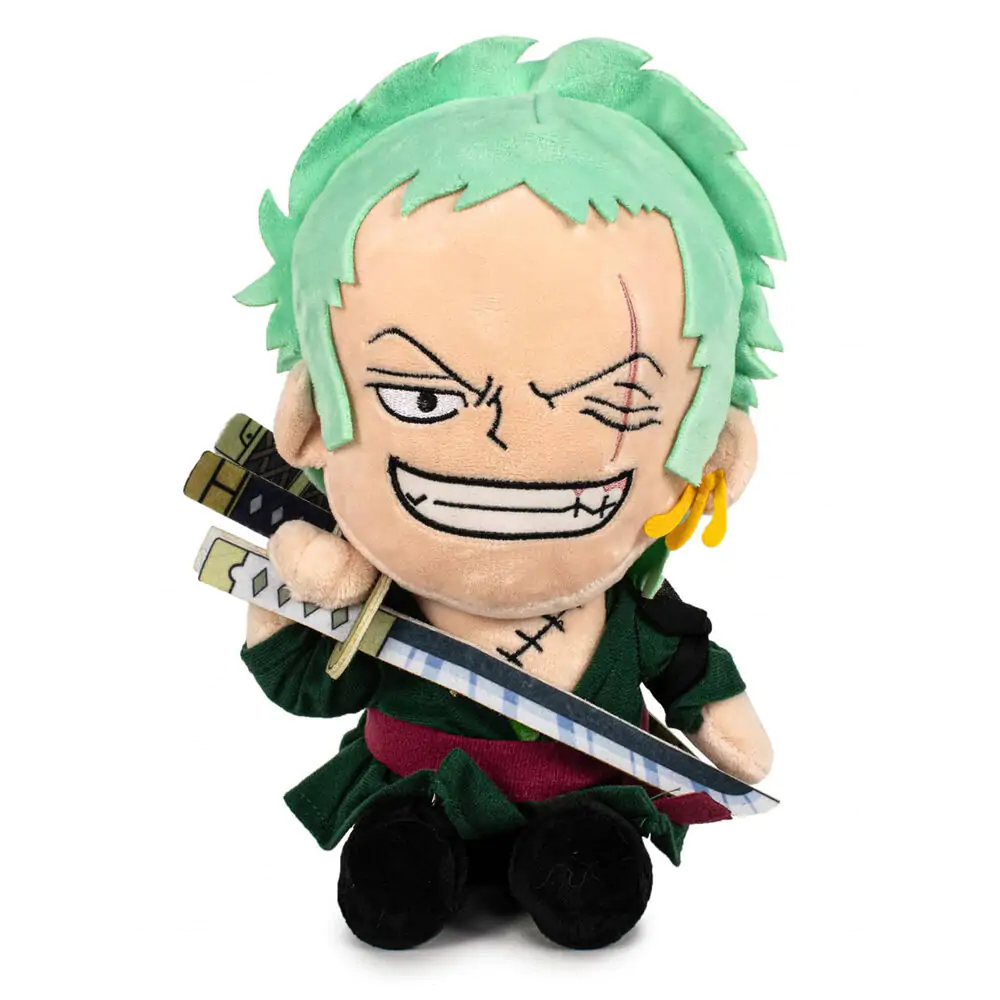 One Piece Roronoa Zoro plüss figura 25 cm termékfotó