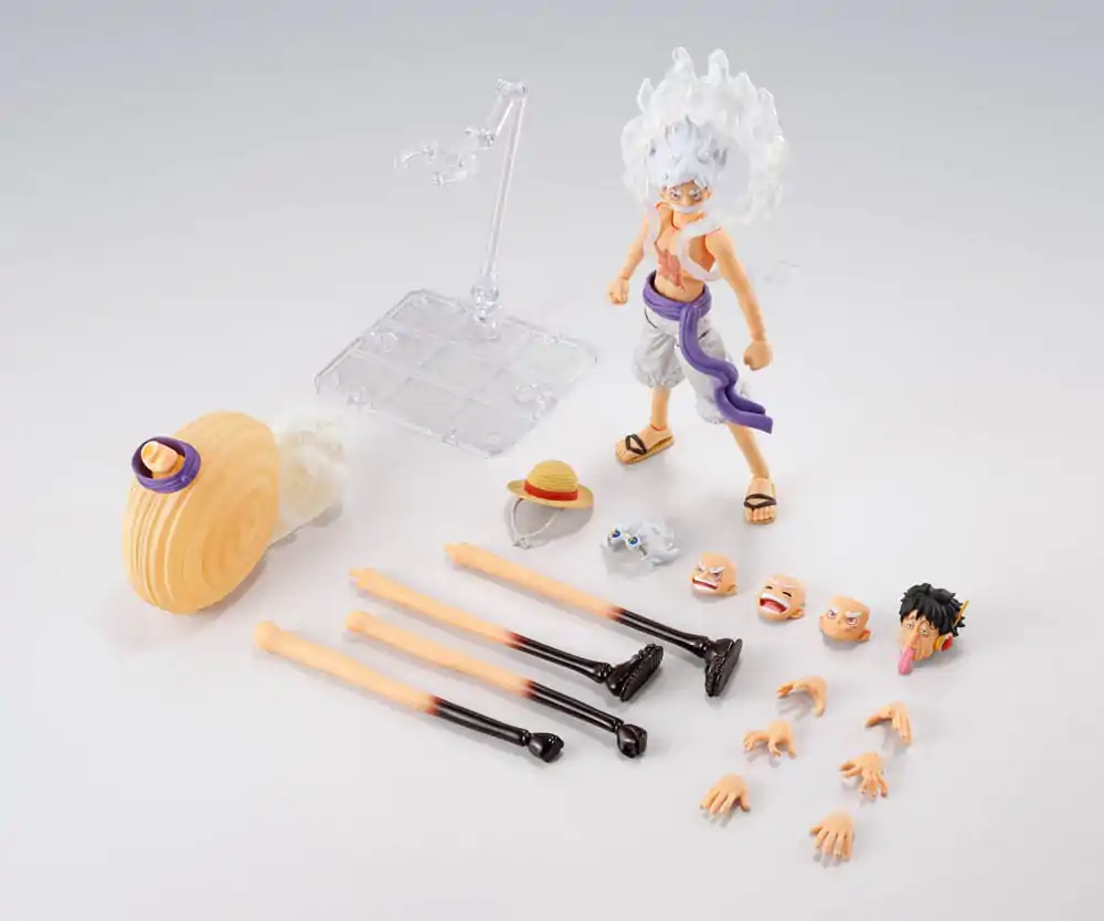 One Piece S.H.Figuarts akciófigura Monkey D. Luffy Gear 5 -Future Island Egghead- 15 cm termékfotó