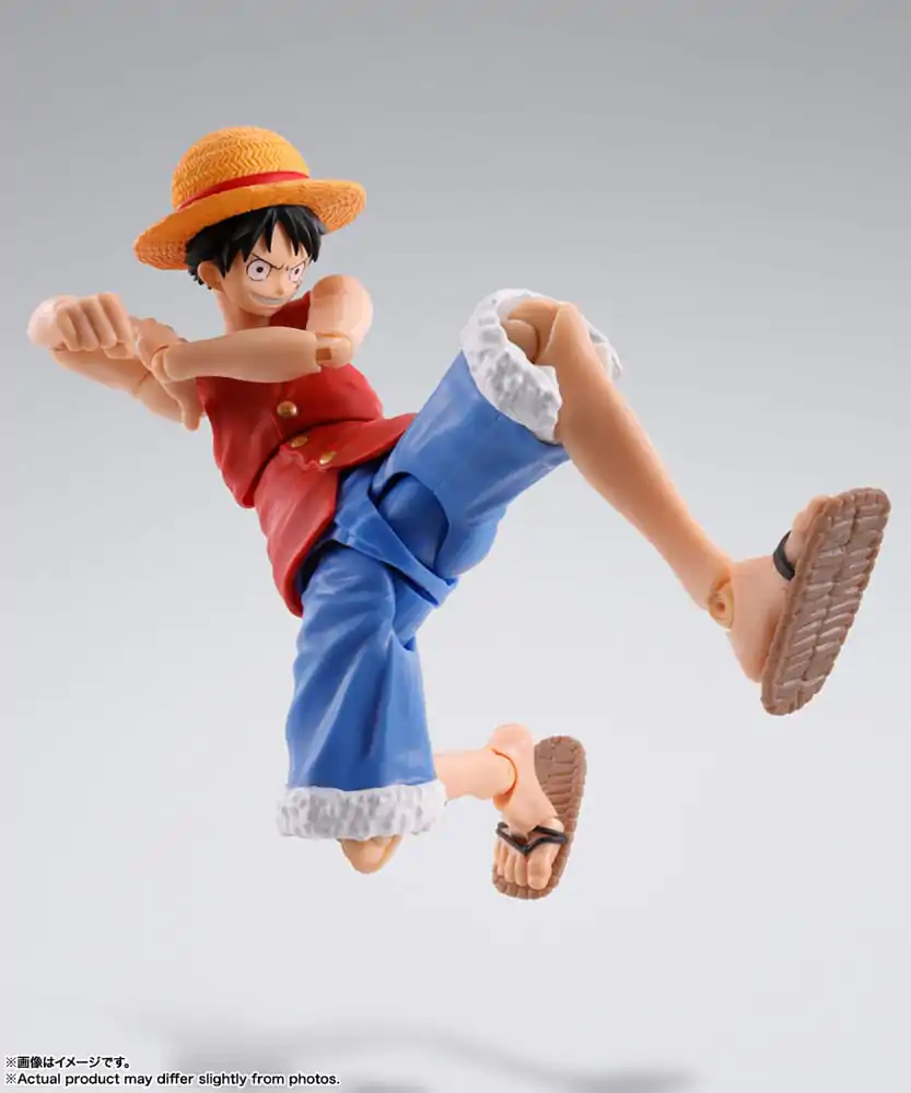 One Piece S.H. Figuarts Action Figure Monkey D. Ruffy Romance Dawn 15 cm termékfotó