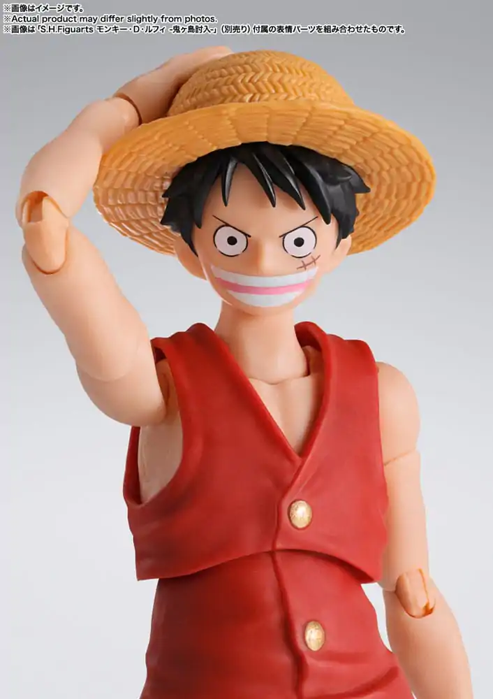 One Piece S.H. Figuarts Action Figure Monkey D. Ruffy Romance Dawn 15 cm termékfotó