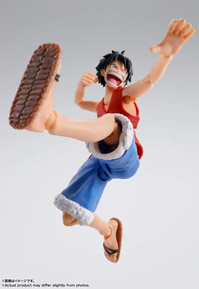 One Piece S.H. Figuarts Action Figure Monkey D. Ruffy Romance Dawn 15 cm termékfotó