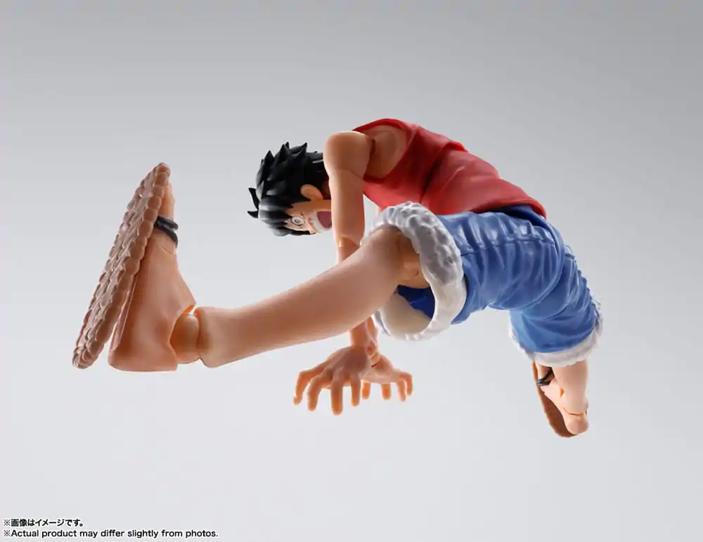 One Piece S.H. Figuarts Action Figure Monkey D. Ruffy Romance Dawn 15 cm termékfotó