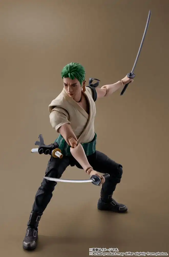 One Piece S.H. Figuarts akciófigura Roronoa Zoro (Netflix) 14 cm termékfotó