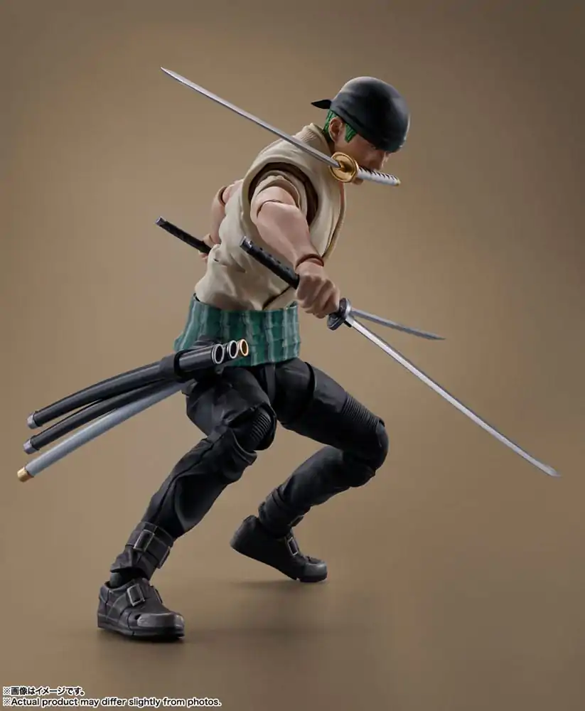 One Piece S.H. Figuarts akciófigura Roronoa Zoro (Netflix) 14 cm termékfotó