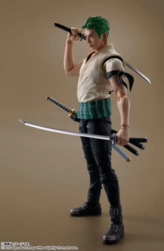 One Piece S.H. Figuarts akciófigura Roronoa Zoro (Netflix) 14 cm termékfotó