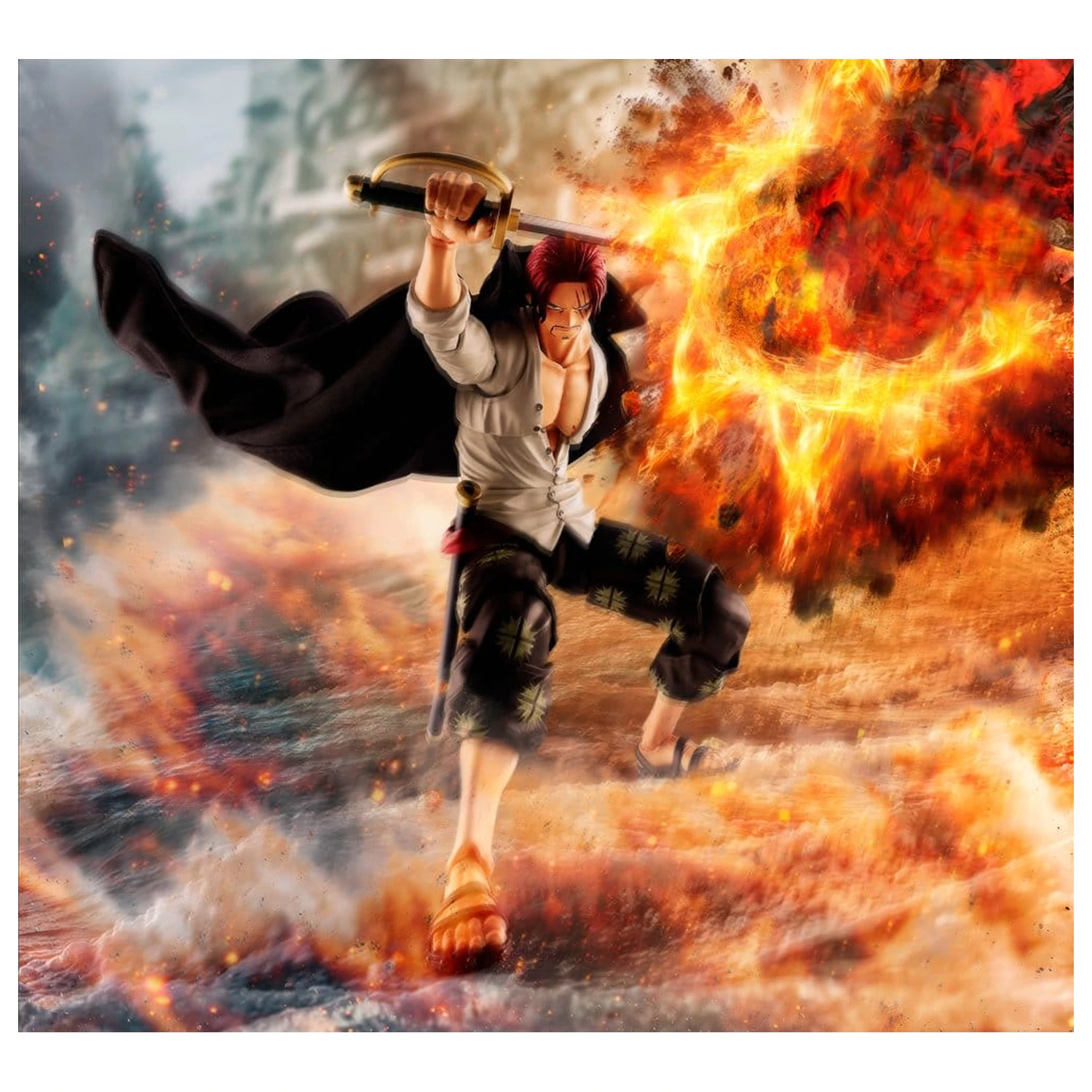 One Piece S.H.Figuarts akciófigura Shanks -Marineford- 17 cm termékfotó