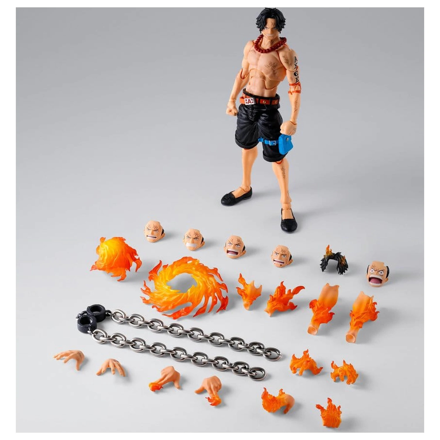 One Piece S.H. Figuarts Portgas D. Ace -Marineford- akciófigura 16 cm termékfotó