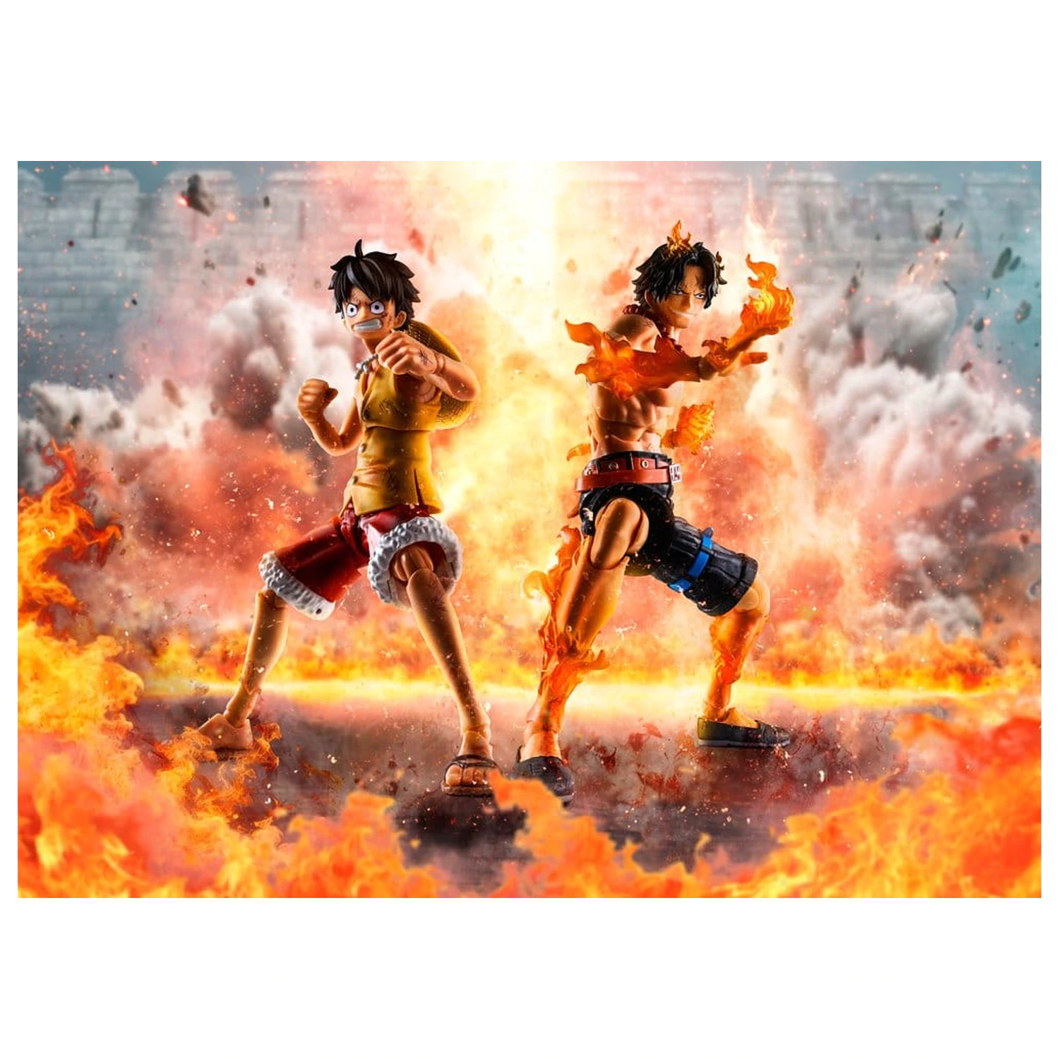 One Piece S.H. Figuarts Portgas D. Ace -Marineford- akciófigura 16 cm termékfotó