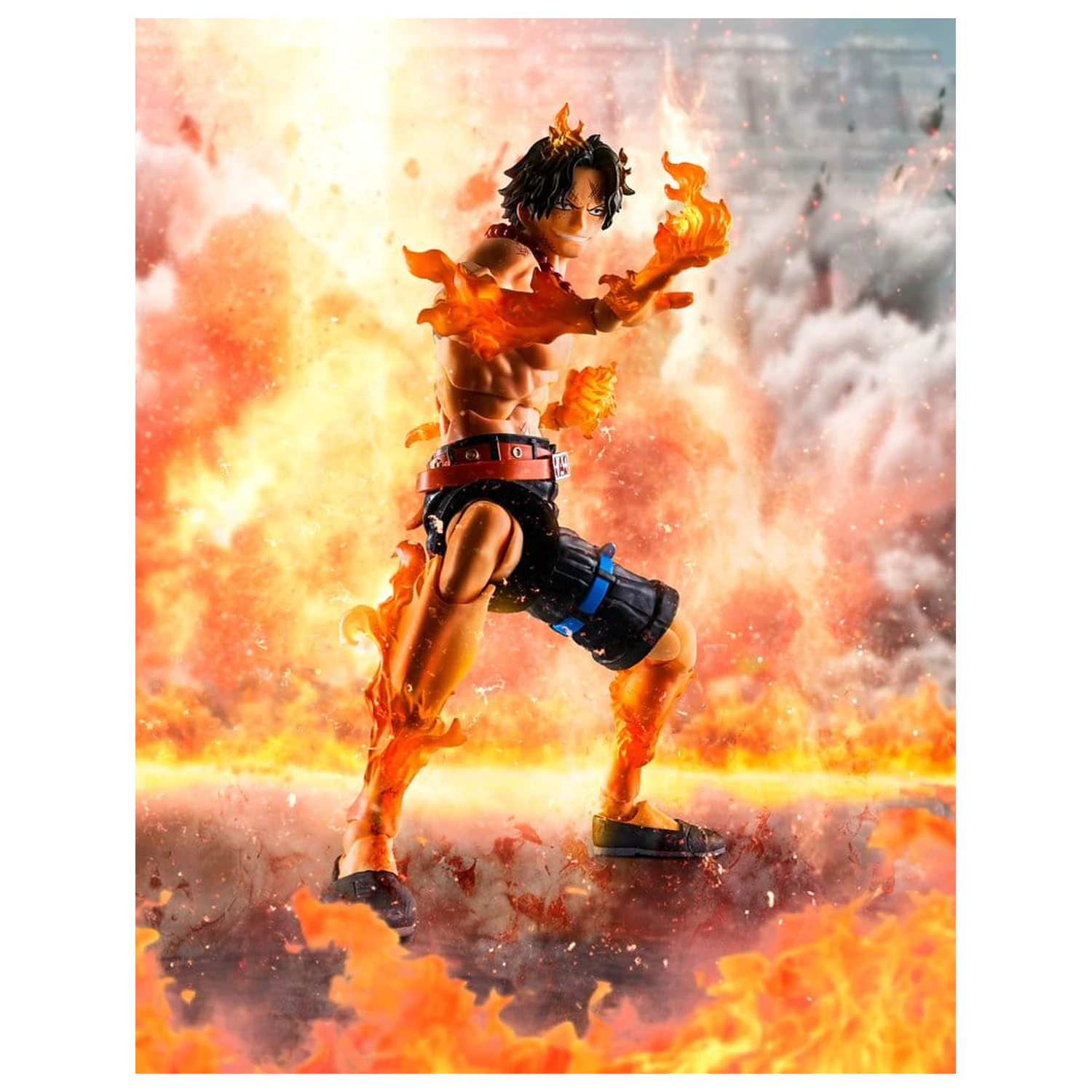 One Piece S.H. Figuarts Portgas D. Ace -Marineford- akciófigura 16 cm termékfotó