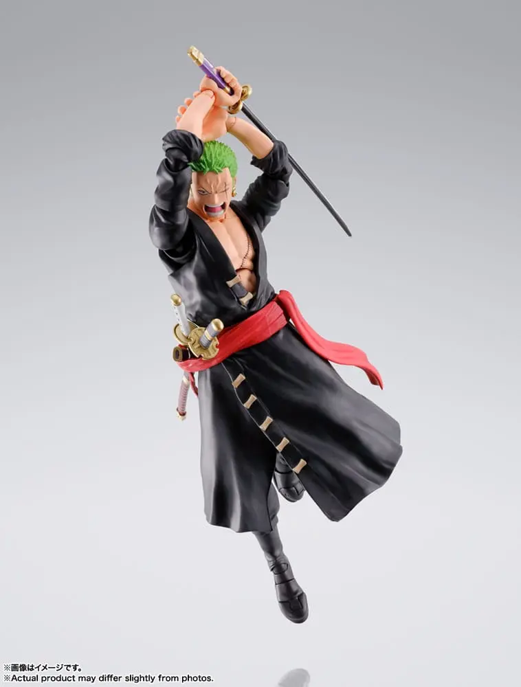 One Piece S.H. Figuarts Roronoa Zoro (The Raid on Onigashima) akciófigura 15 cm termékfotó