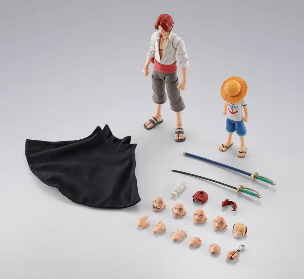 One Piece S.H.Figuarts Shanks & Monkey D. Luffy Childhood Ver. 2 db-os akciófigura csomag termékfotó