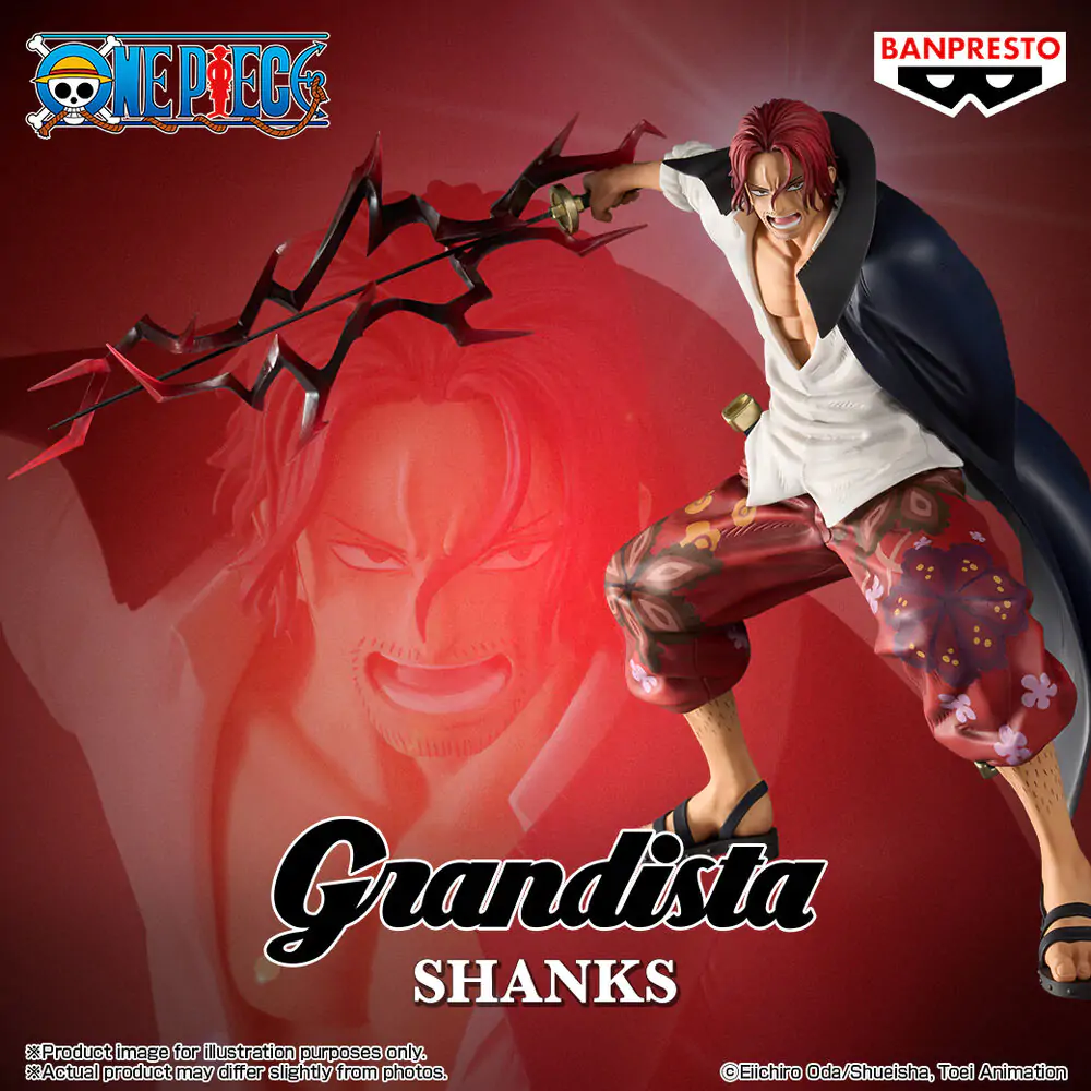 One Piece Shanks Grandista figura 22cm termékfotó