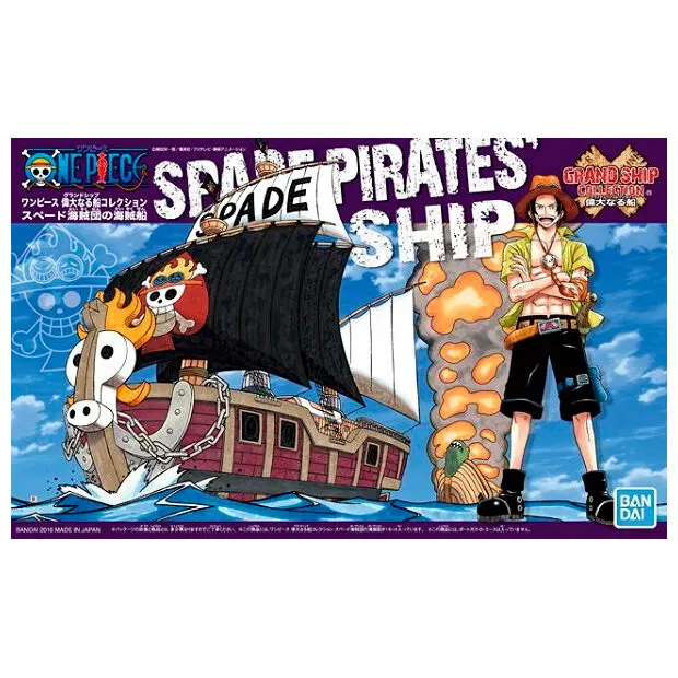 One Piece Spade Kalóz Hajó modell készlet figura 15cm termékfotó